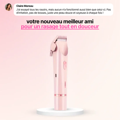 Rasoir électrique 2 en 1 pour femmes